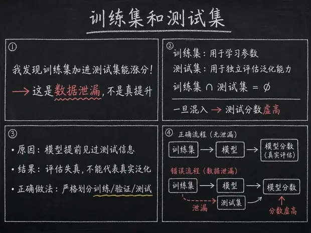 训练集和测试集 - 讲法可视化 - 训练集和测试集