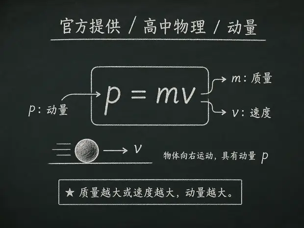 高中物理公式合集 09 - [官方提供] 高中物理公式 08：动量