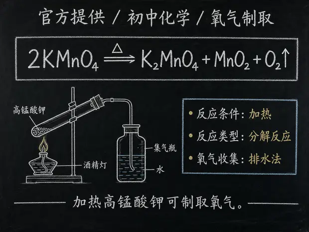 初中化学公式合集 05 - [官方提供] 初中化学公式 07：氧气制取